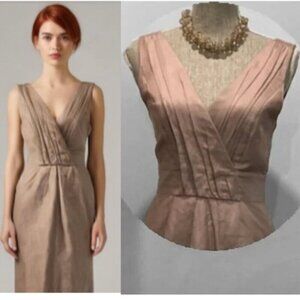 Banana Republic Pink Linen sheath Cocktail Dress
